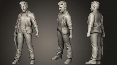 Military figurines Clerk D 3d model